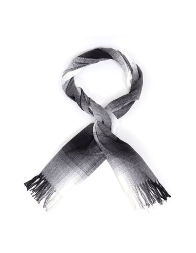 Foulard pour homme à carreaux le noir BUF-MURANO-BLACK
