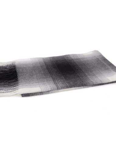 Foulard pour homme à carreaux le noir BUF-MURANO-BLACK