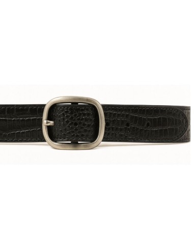 ceinture femme de peau le noir WB-MAXE-BLACK