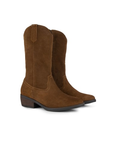 bottes femme suède vert W-SAMILA-CUERO