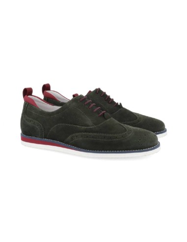 Green leather Women's sneakers
