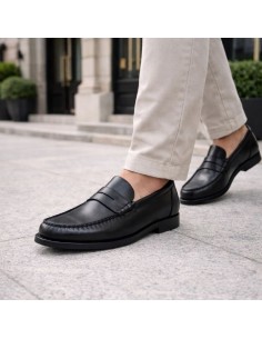 Castillans de peau le noir BEFAGO-NEGRO