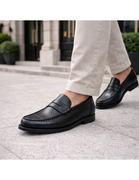 Castillans de peau le noir BEFAGO-NEGRO