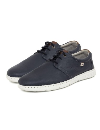 Derby nubuck bleu DURINO-NAVY