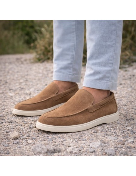 Mocassin suède cuir MILSAN-CUERO