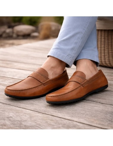 Light Brown leather moccasin