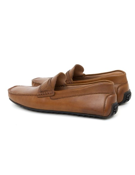 Mocassin de peau cuir MOCBAFAZ-CUERO