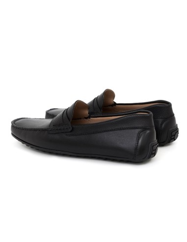 Mocassin de peau le noir MOCBAFAZ-NEGRO