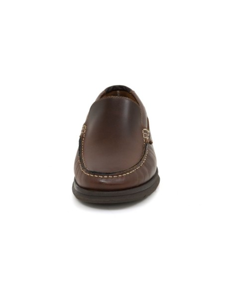 Nautique de peau marron NIPAT-MARRON