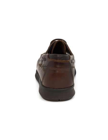 Nautique de peau marron NOLAT-MARRON
