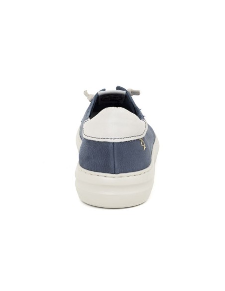 Blue nubuck sneakers