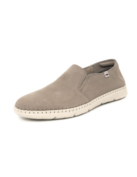Beige slip-on moccasin