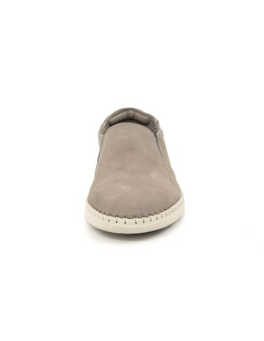 Beige slip-on moccasin