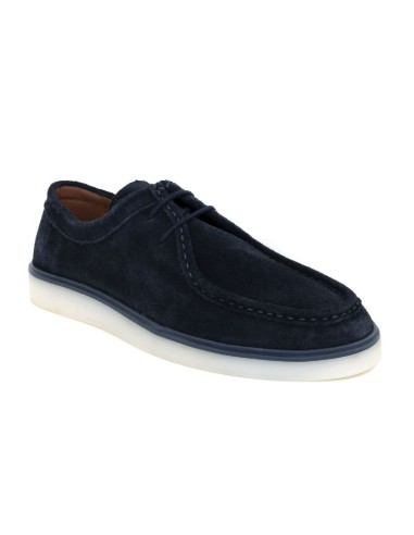 Mocassin suède bleu SAIRO-NAVY