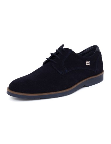 Derby suède bleu SUBER-NAVY