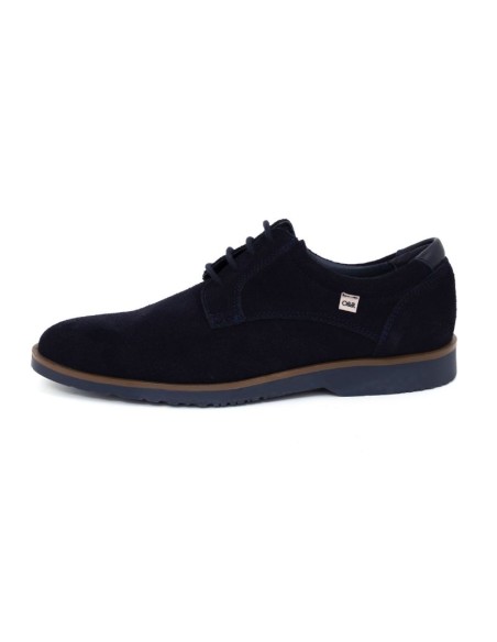 Derby suède bleu SUBER-NAVY