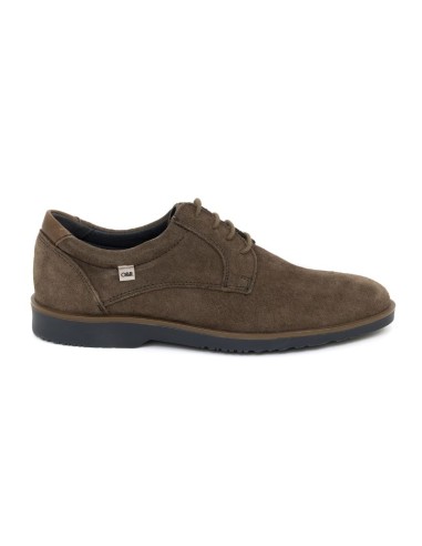 Camel suede derby
