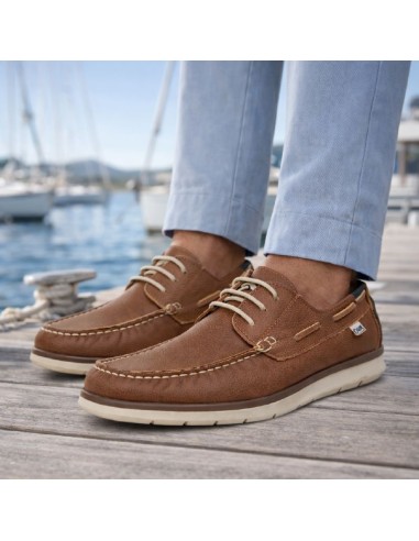Light Brown leather boat shoe