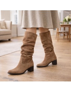 bottes femme suède cuir W-CASY-CUERO