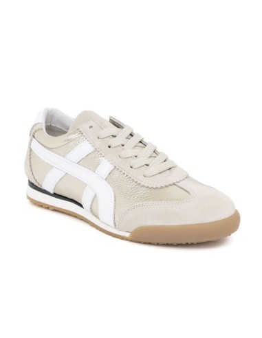 gold leather Women's sneakers