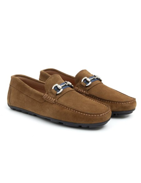 Light Brown suede moccasin