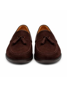 Brown suede moccasin 2