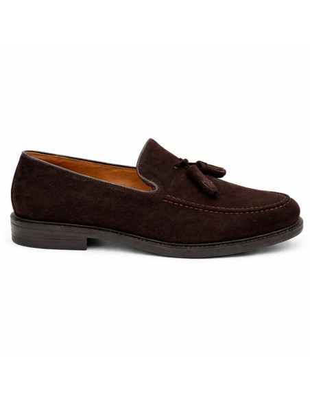 Mocassin suède marron CURIEL-BROWN
