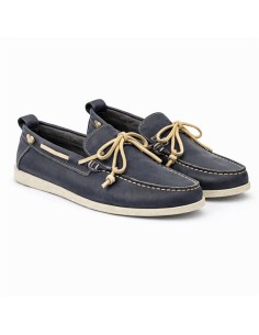 Blue suede boat shoe 2