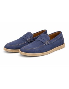 Mocassin suède bleu NASURI-NAVY 2