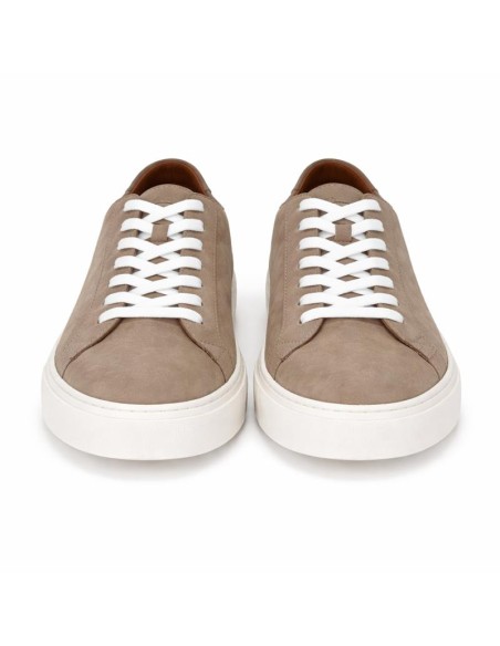 baskets nubuck cuir NESANA-GREY