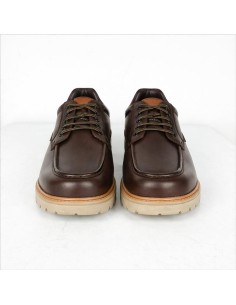 Derby de peau marron PANORI-BROWN 2