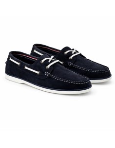 Nautique suède bleu SAUTEN-MARINO
