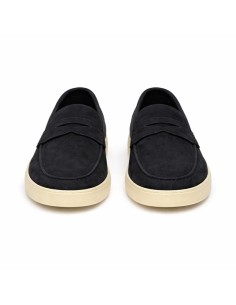 Mocassin suède bleu SAVORA-MARINO 2