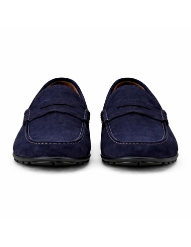 Mocassin suède bleu SERITA-NAVY