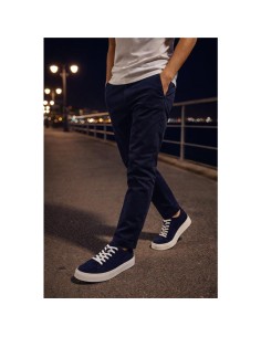 baskets suède bleu TESANA-NAVY