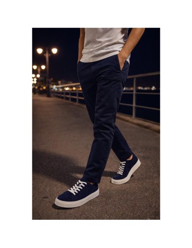 baskets suède bleu TESANA-NAVY