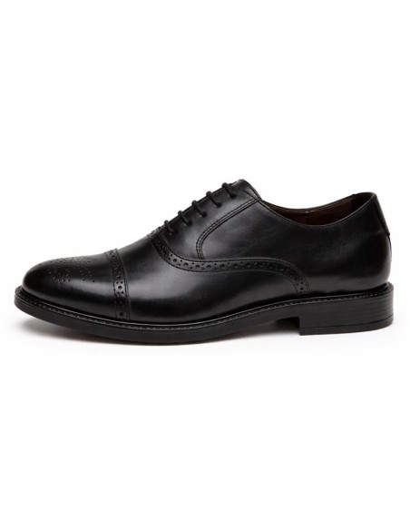 Black leather Oxford