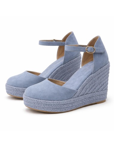Espadrilles femme lisse bleu W-AMELIA-JEANS