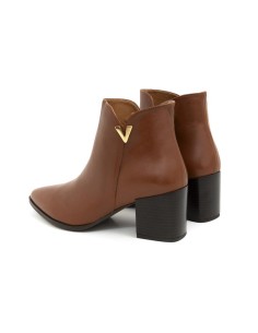 bottines femme lisse marron W-ELIN-MARRON 2