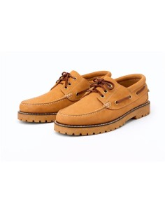 Beige suede Womens boat shoes 2