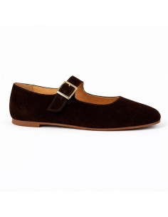 Ballerine de peau marron W-VARILA-BROWN 2