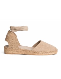 Espadrilles femme lisse beige W-ARELA-IVORY 2