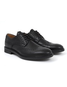 Black leather derby 2