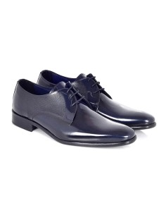 Derby de peau cuir PAGRO-NAVY 2