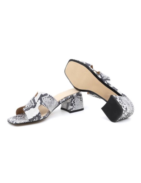 sandales femme de peau blanc W-TULA-WHITE