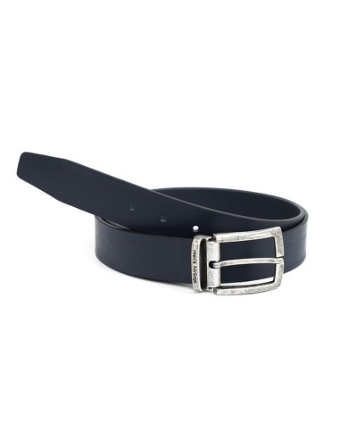 Ceinture de peau bleu B-VENAT-MARINO