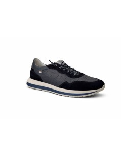 Blue suede sport shoe 2
