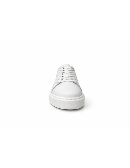 baskets de peau blanc MELIN-BLANCO