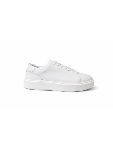 White leather sneakers