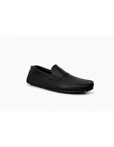 Mocassin de peau le noir MOCBASKET-NEGRO
